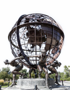 John D. Hair's sculpture "Olympic Strength" at the U.S. Olympic Training Center in Colorado Springs, CO \\ Library of Congress Public Domain