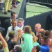 President Obama shakes hands with his supporters. Photo: Anita Castro