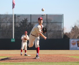 Matt Williams started off the home schedule for the Mavericks on Friday. He pitched seven innings and allowed one earned run while striking out eight in a no decision.