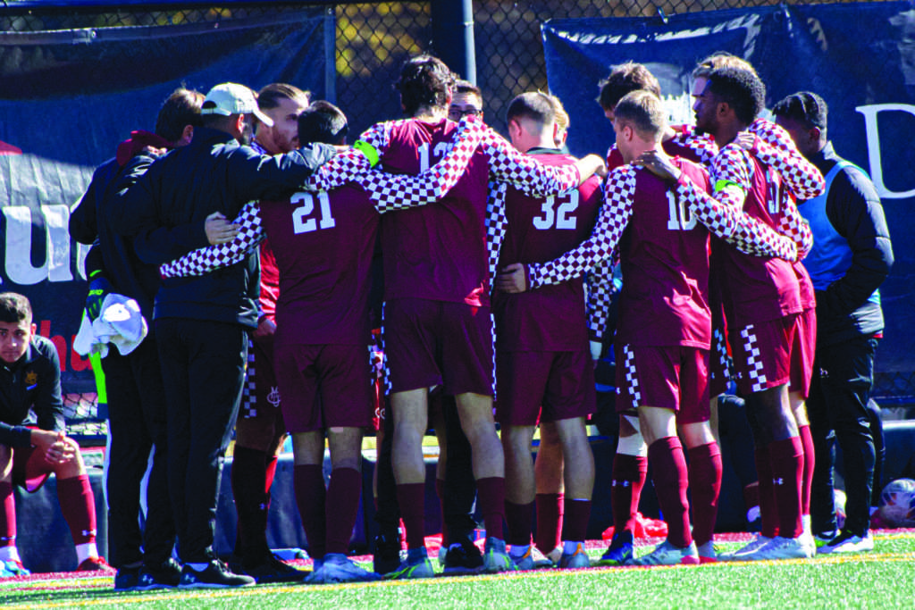 Soccer huddle