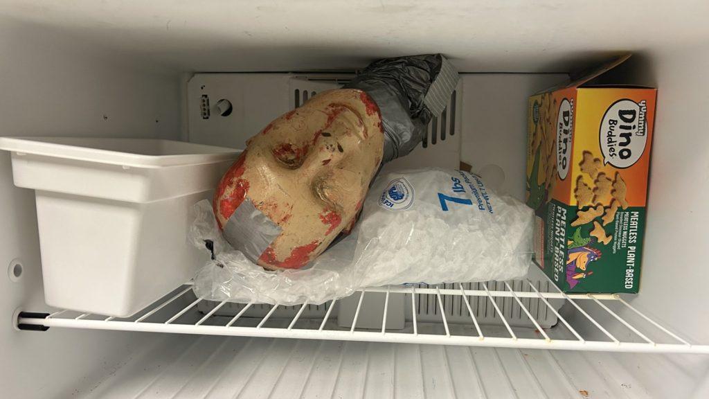 Gruesome freezer find