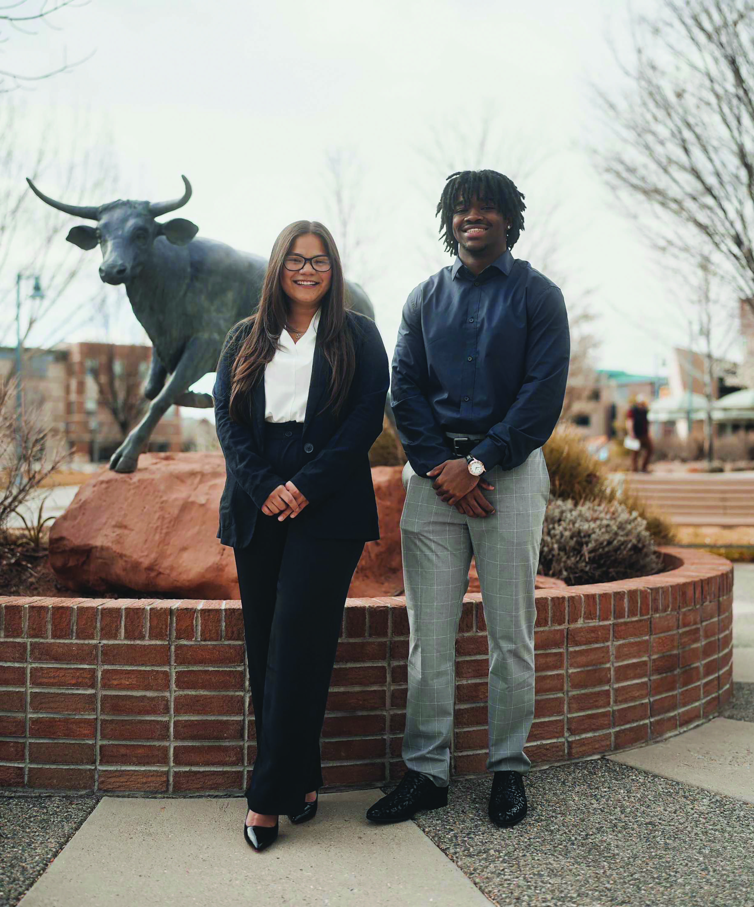 Two people posing for photo. ASG Elections.-Thecrite