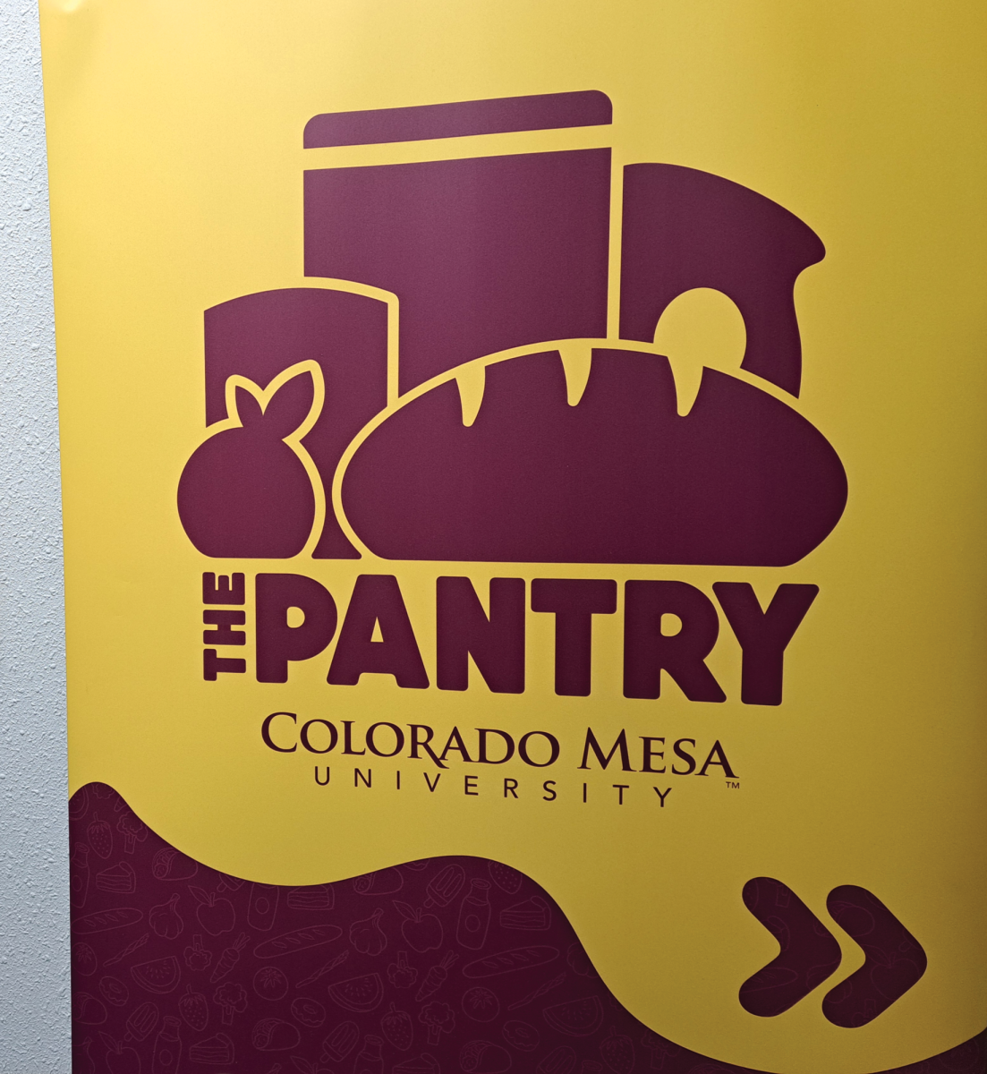 The Pantry’s sign and logo. The Pantry is CMU’s main resource for students facing food insecurity.
