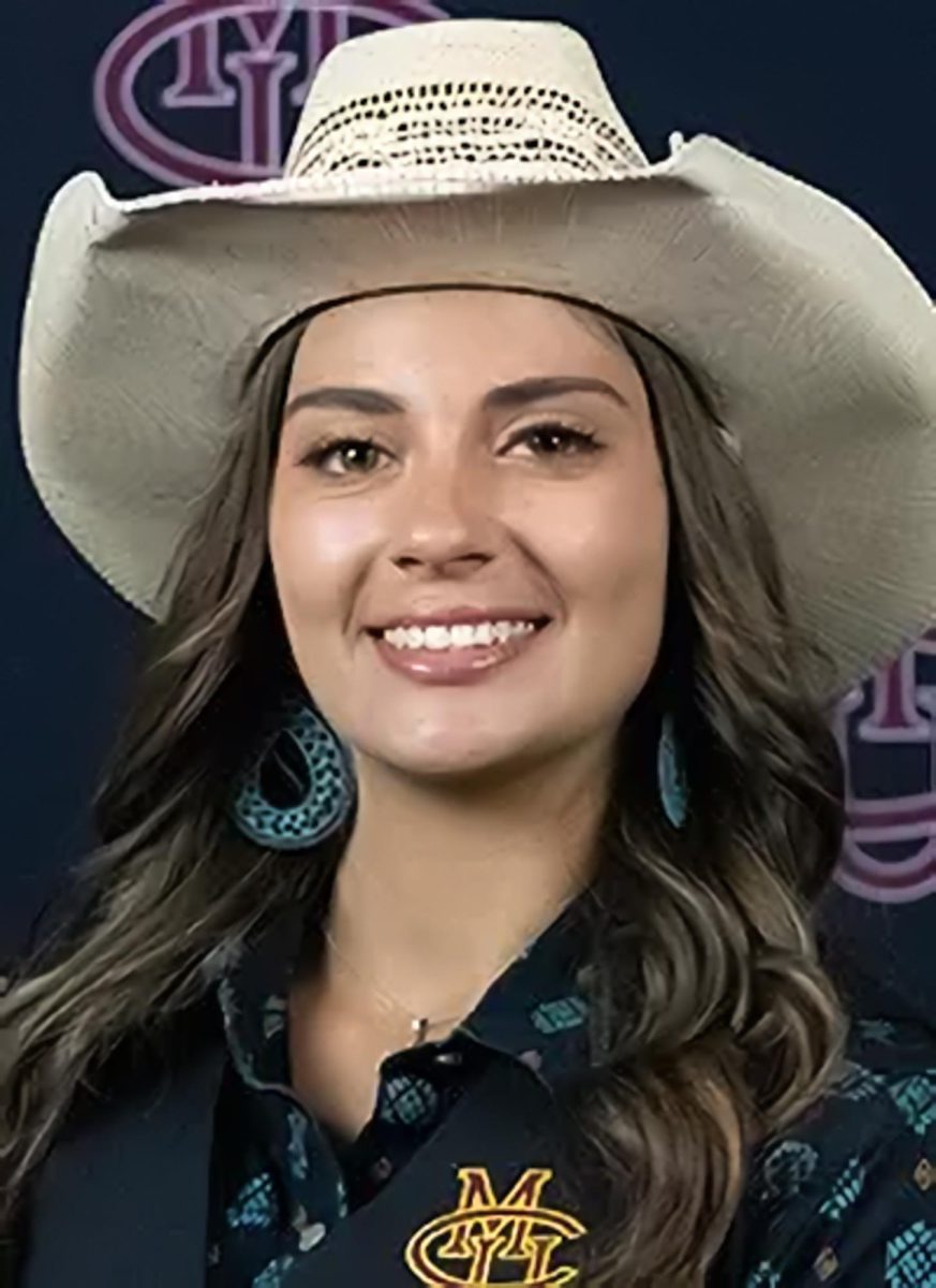 Junior Amanda Eastlake is a barrel racer for the CMU Rodeo team. 
//Courtesy of the Athletics Department