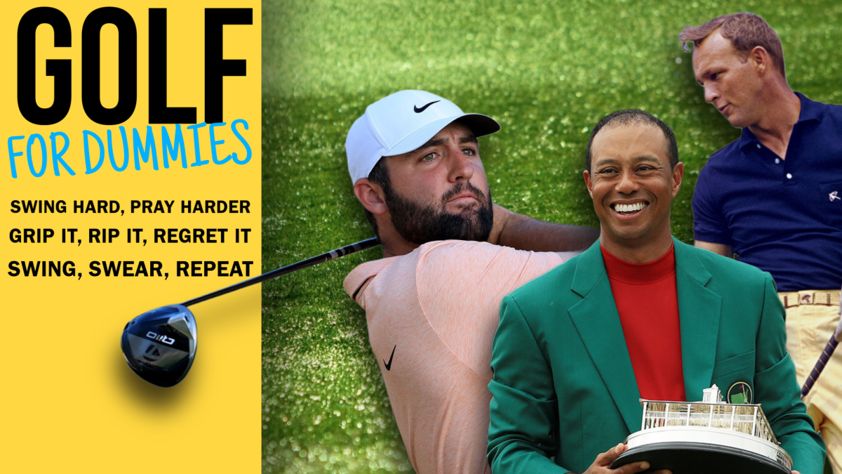 Golf is the sport perfect for beginners...and everyone who still plays like one. //Graphic by Justin Shaw