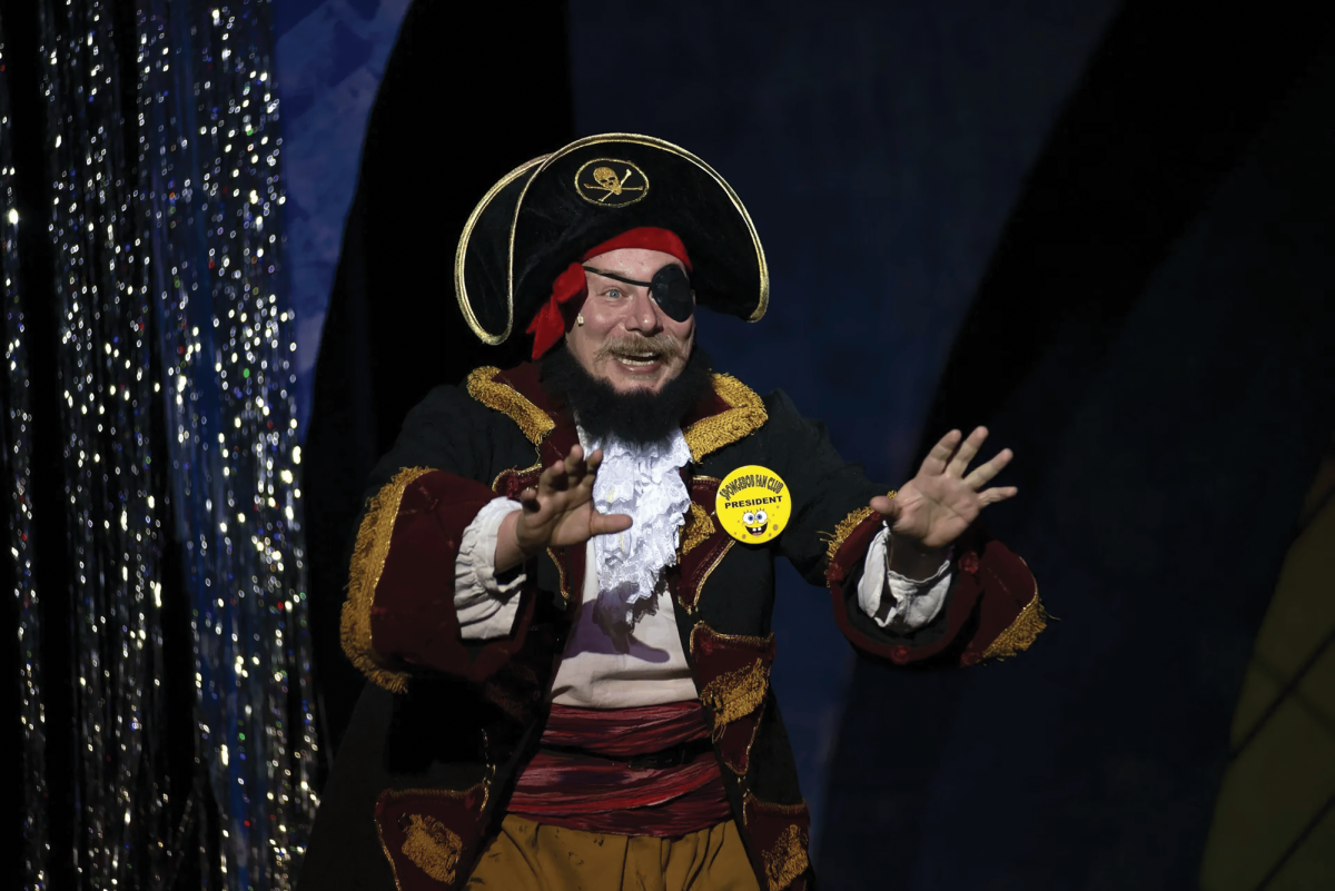 Former musical theatre director Jeremy Franklin starring as Patchy the Pirate in the 2022 CMU production of “Spongebob the Musical.” His departure in the spring of 2025 caused quite a stir in the department, but leadership and students are staying positive.