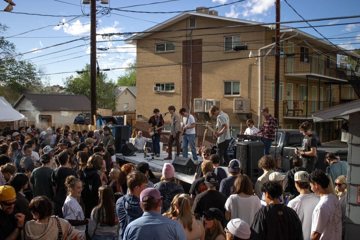 Pale Sun performs to an excited crowd at Kappa Sigma’s Battle of the Bands event on Saturday, April 11th. The fraternity worked hard to ensure that the event ran smoothly and professionally. The photographer for the event was also a participant in the Battle.