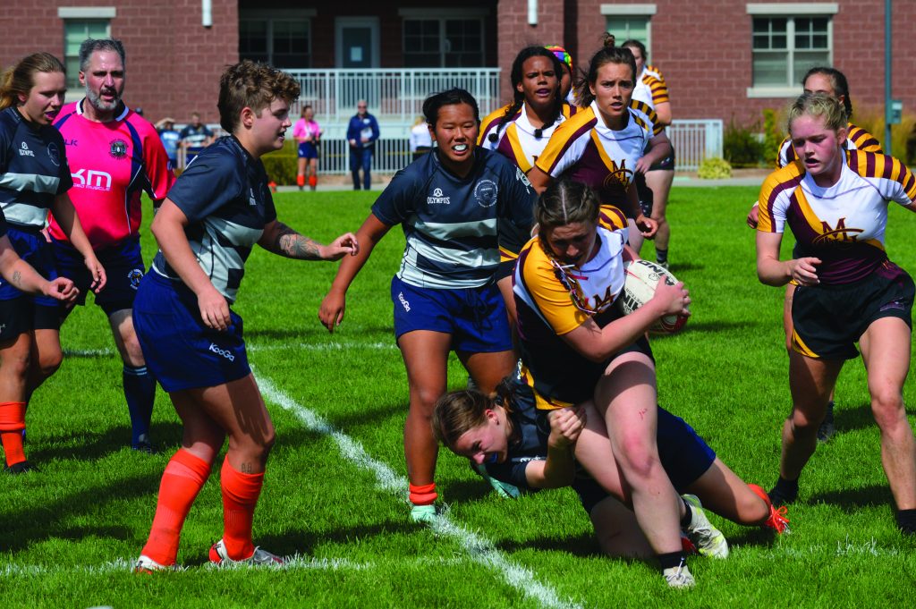 Women's rugby turning heads on campus