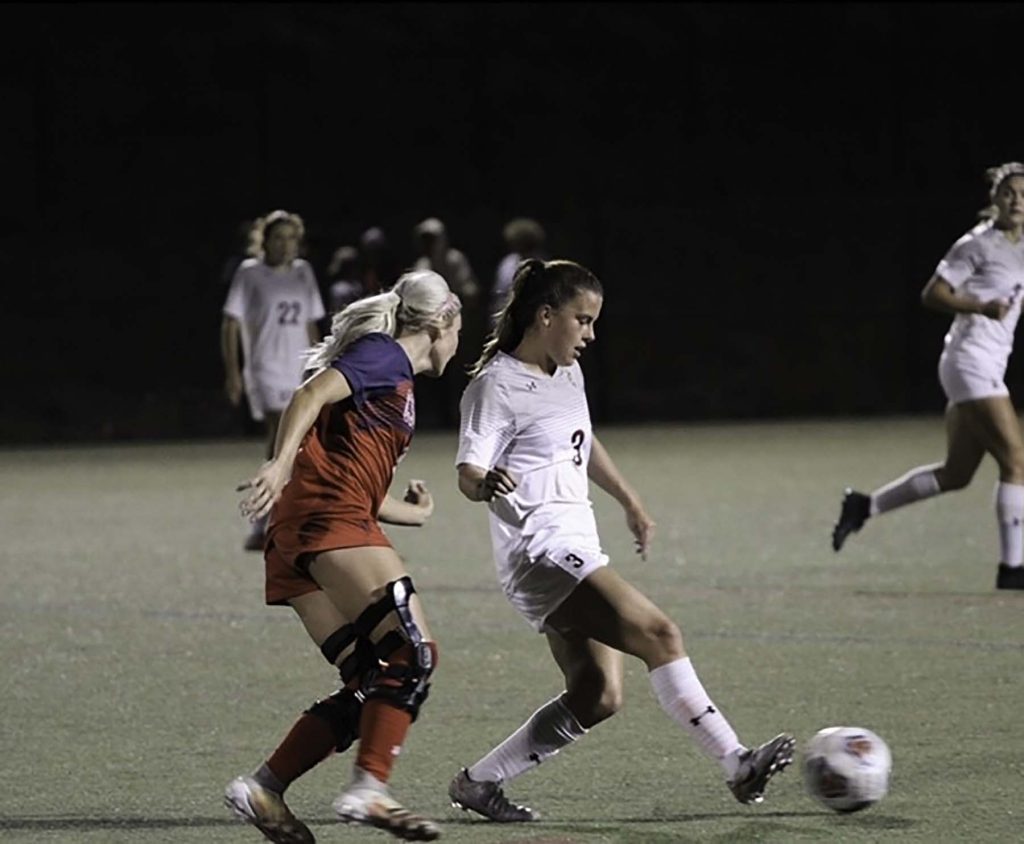 Houck passes the ball downfield in an October matchup against CSU-Pueblo.